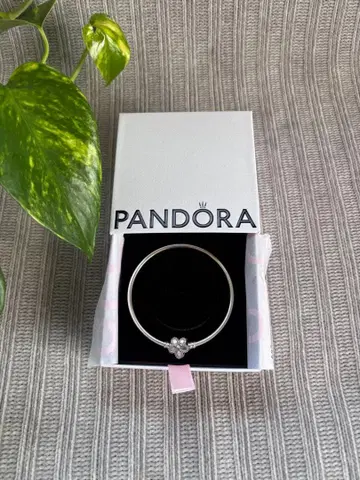 PANDORA 팔찌 플라워 모티브
