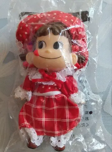 후지야 페코짱 인형 키링 레트로