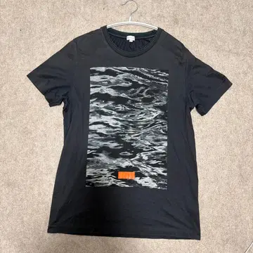 Paul Smith 그래픽 패턴 프린트 아트 T셔츠 블랙 L