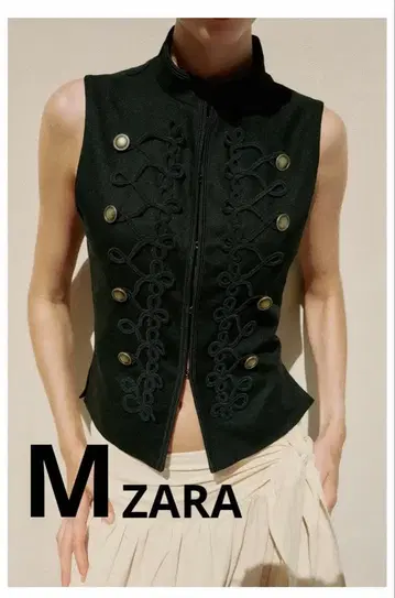 ZARA 핏 토글 베스트 M