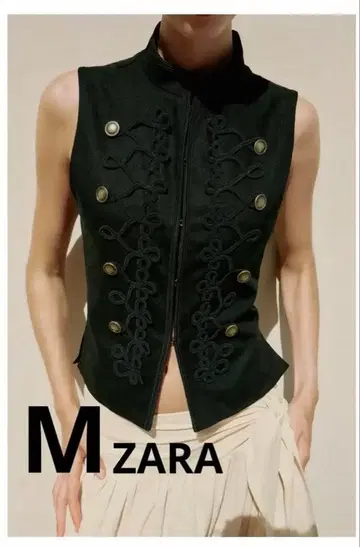 ZARA 핏 토글 베스트 M
