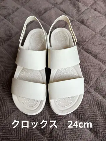 Crocs LiteRide 샌들 화이트