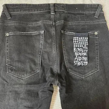 Ksubi 블랙 데미지 데님 팬츠 스키니 사이즈 30