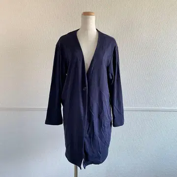 Sonny Label 소니라벨 긴팔 가디건 네이비 롱 F