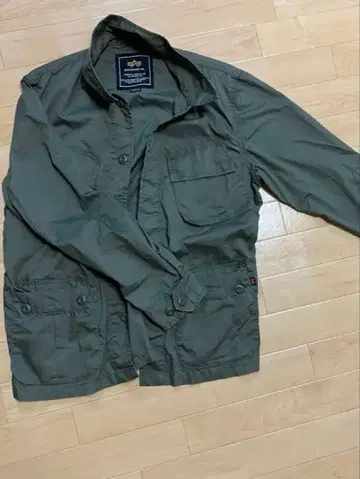 ALPHA INDUSTRIES 밀리터리 자켓 카키 M