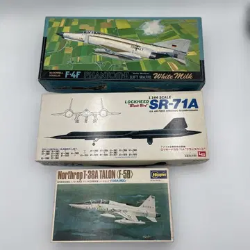 @전투기 프라모델 (F-4F / SR-71A / T-38A) 현 상태품