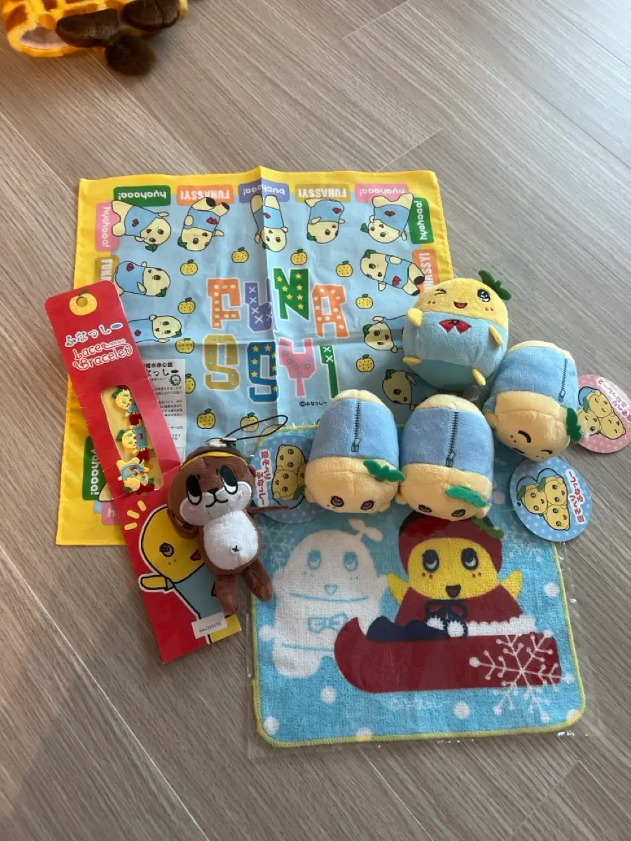 후낫시 인형 수건 패브릭 팔찌 세트 개별 가능해요 설명 확인