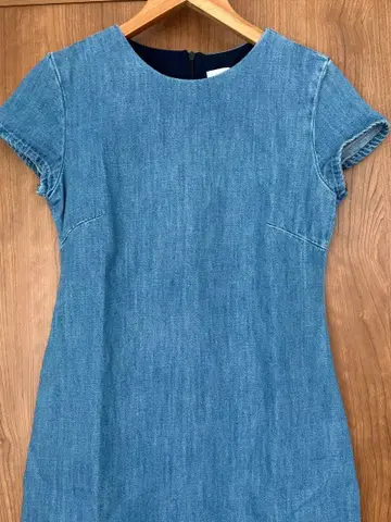 ZARA TRF 데님 미니 원피스 반팔