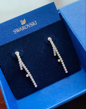 거의 새상품 스와로브스키 Swarovski Subtle 귀걸이 3way