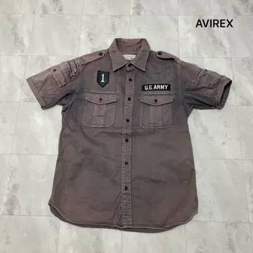 아비렉스 밀리터리 셔츠 반팔 US ARMY 캐주얼 아메카지