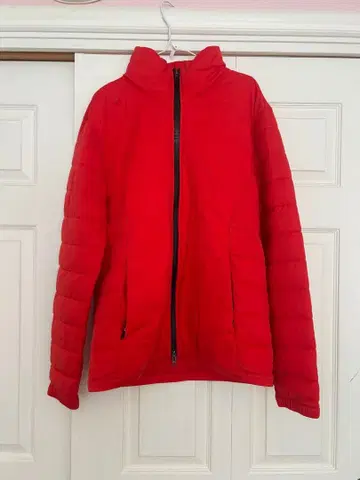 DESCENTE 남성용 나일론 자켓 레드 O 사이즈