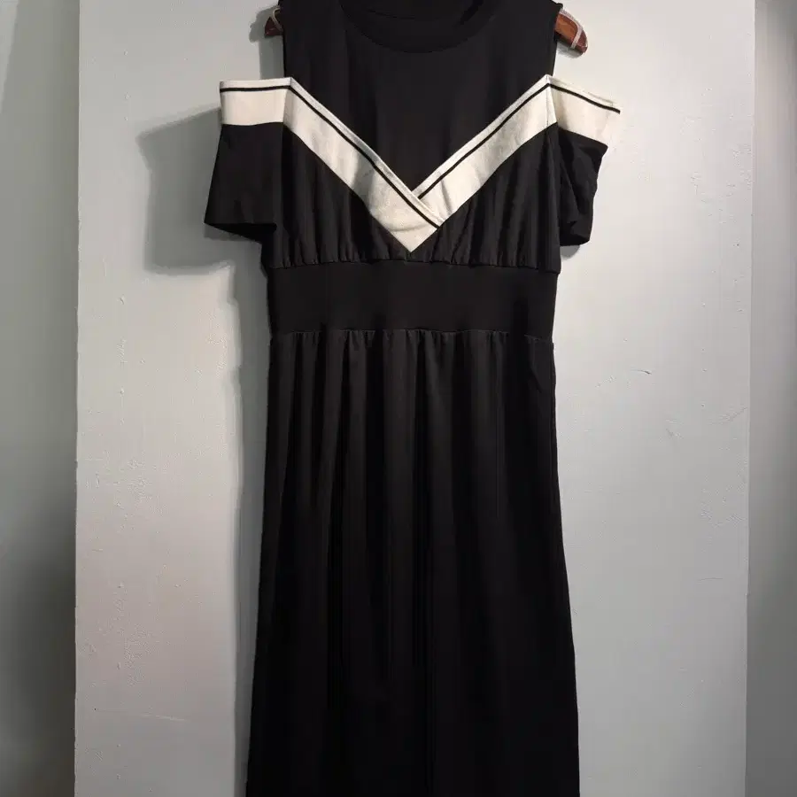 Vintage 빈티지 오프숄더 원피스 L C619