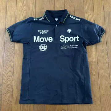 DESCENTE Move Sport 피케 셔츠 네이비