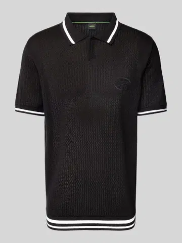 HUGO BOSS Green 피케 셔츠 블랙