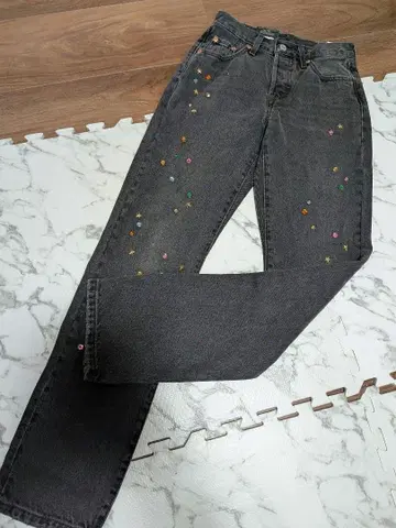 리바이스 LEVI'S 스터드 디자인 데님 팬츠 501 오리지널
