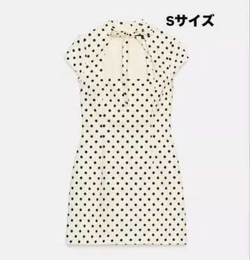 ZARA 도트 프린트 숏 원피스