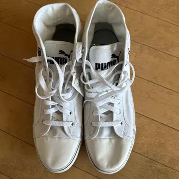 PUMA 하이컷 스니커즈 화이트