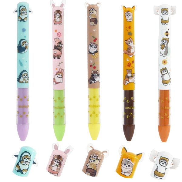 [당일발송] 모프샌드 볼펜 미미 0.5mm 동물 일본 정품 토끼 레서판다