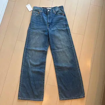 택 포함 Levi's RIBCAGE WIDE LEG 리바이스 데님 26