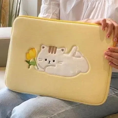 [새상품] 15인치 고양이 노트북케이스