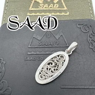 SAAD SV925 시스루 아라베스크 당초 펜던트 탑 목걸이
