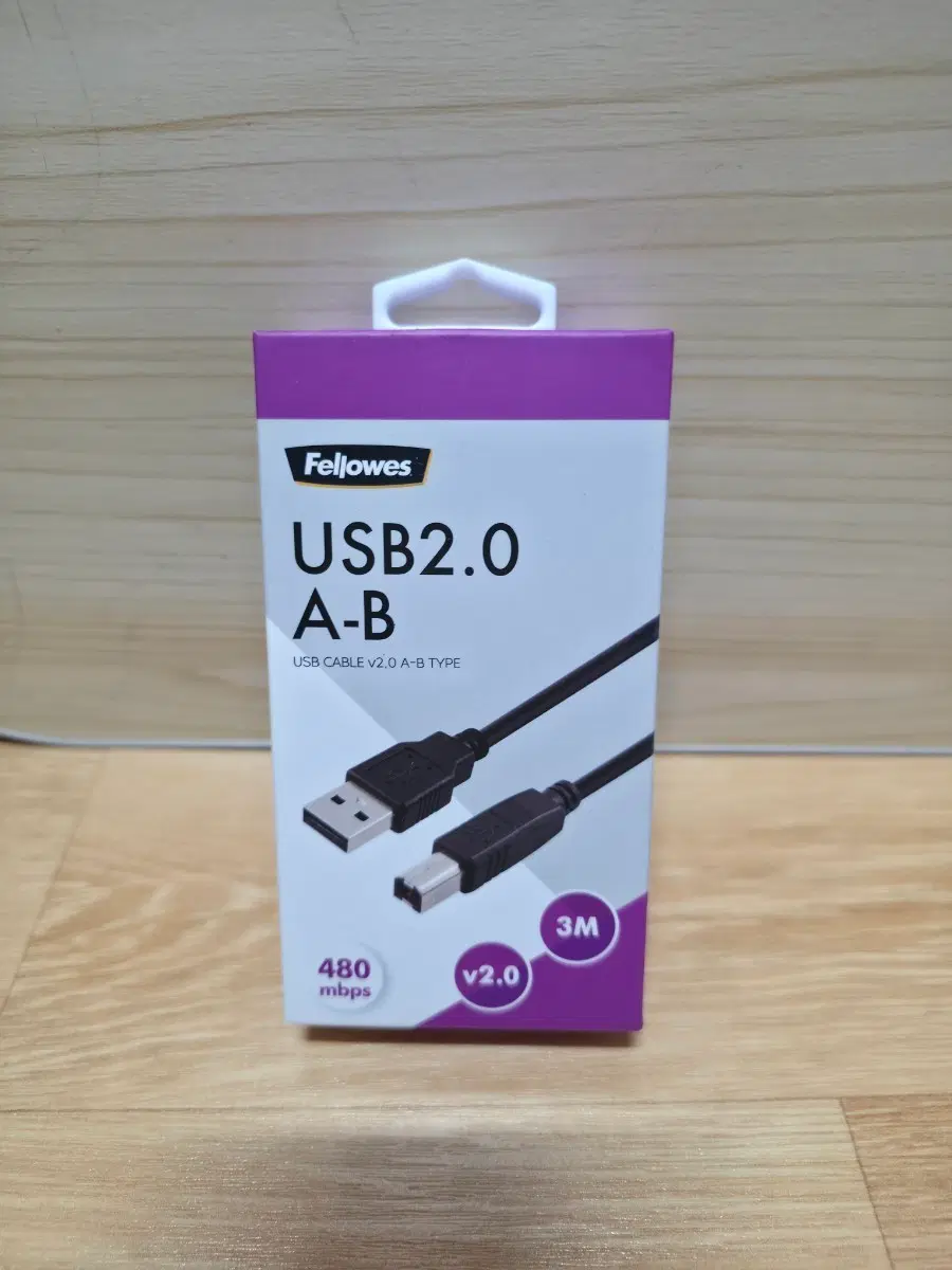 펠로우즈 USB 2.0 A-B 케이블 3M