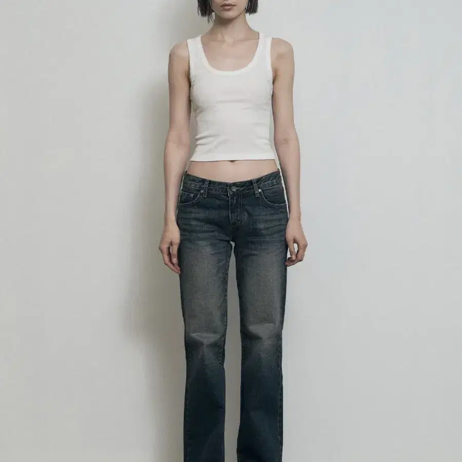(새상품) 보헤미안서울 GRADATION WASHED DENIM PANT