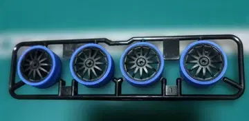 23.7mm 축소 하드 배럴 타이어 페라 타이어 블루 카본 핀 휠