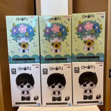 OMORI 앉아있는 피규어 오모리 바질 6개 세트