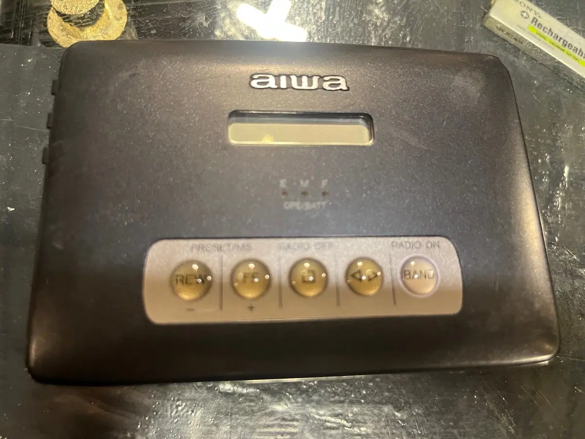 아이와 AIWA 카세트 플레이어