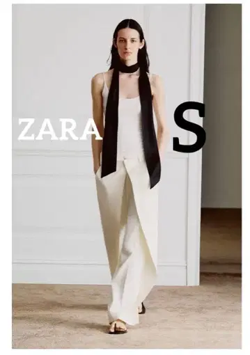 ZARA ZW COLLECTION 프론트 플리츠 팬츠 S