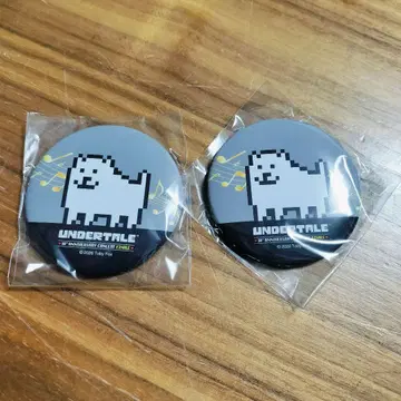 언더테일 콘서트 캔 배지