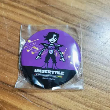 언더테일 콘서트 캔 배지