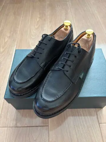 기간 한정 가격 인하 새상품급 Paraboot CHAMBORD 블랙 UK6.5