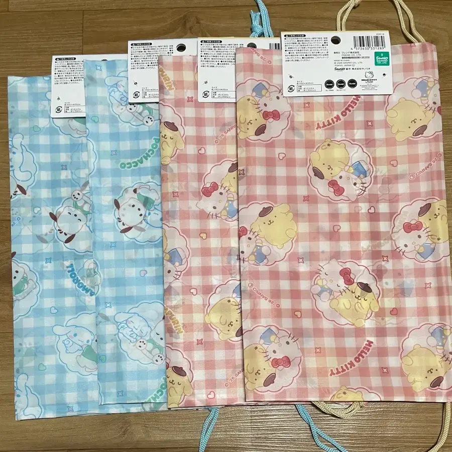 (일본)산리오 주머니 가방 파우치 헬로키티 포차코