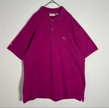 LACOSTE 라코스테 자수 로고 사슴 무늬 반팔 피케 셔츠