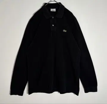 LACOSTE 라코스테 자수 로고 사슴 무늬 긴팔 피케 셔츠