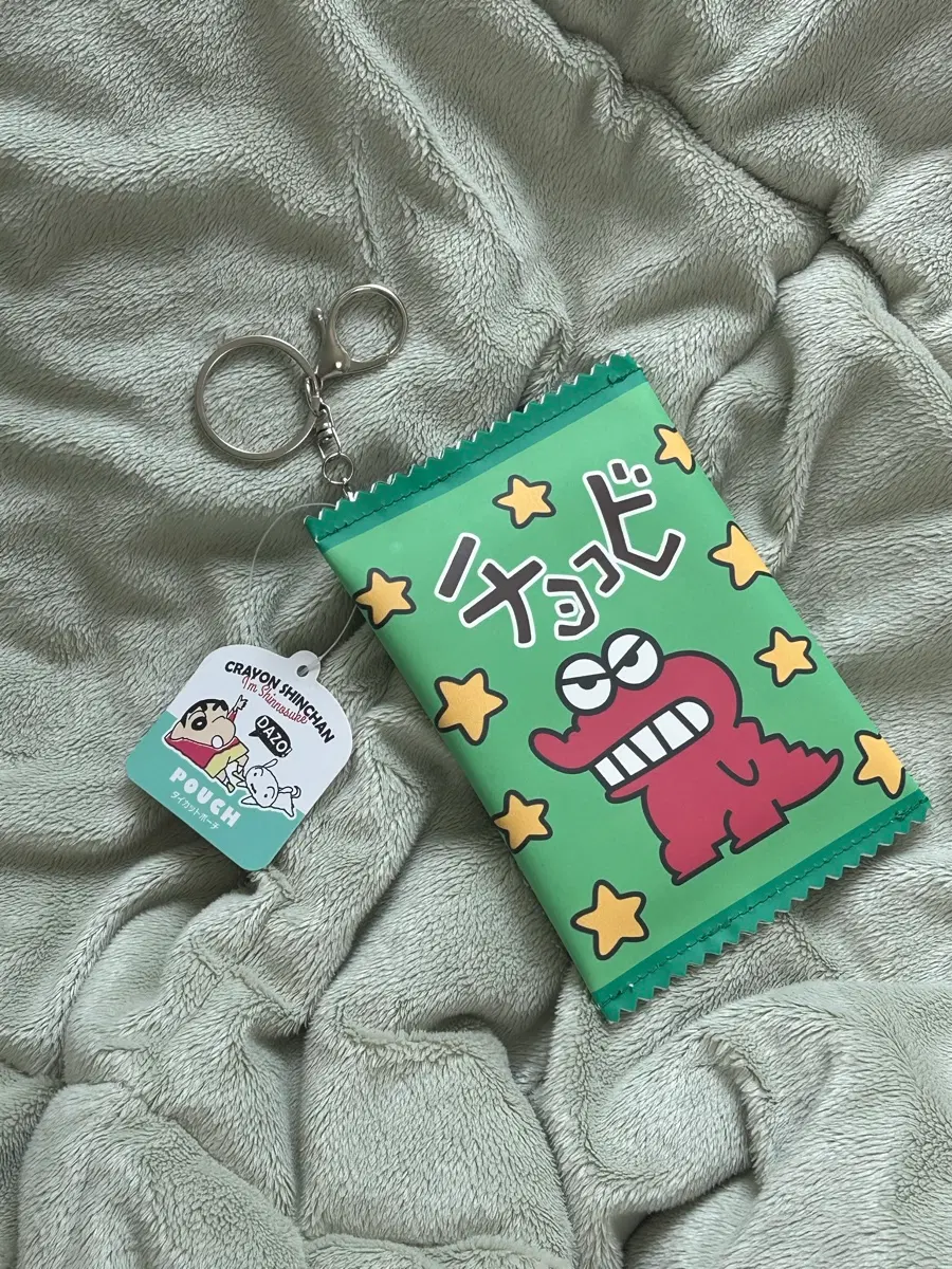택0,새상품) 일본 짱구 미니 파우치 키링