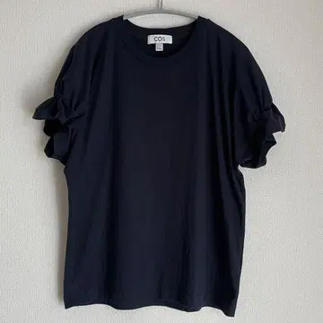 COS GATHERED-SLEEVE T-SHIRT