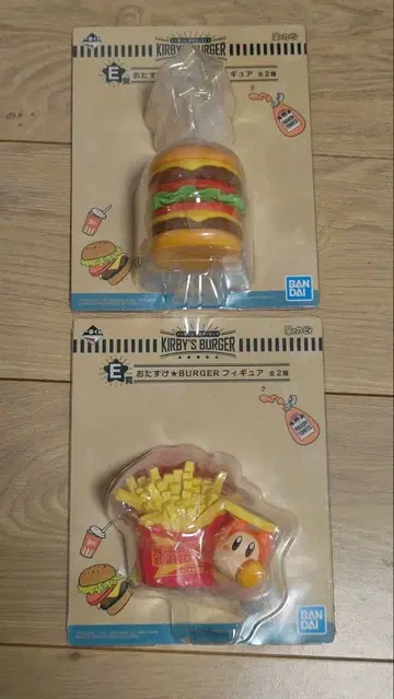제일복권 별의 커비 E상 도움 BURGER 피규어 와돌디 새상품급
