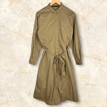 ZARA 자라 셔츠 원피스 긴팔 벨트 포함 S