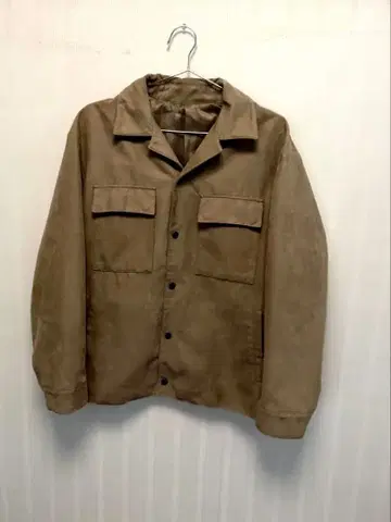 SPAO 남성용 스웨이드 느낌 자켓 베이지