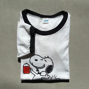 1970s Champion 바택 스누피 PRINCETON 링거