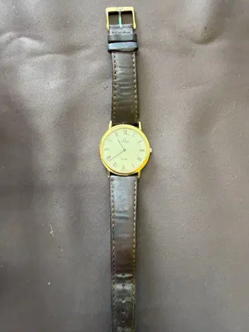 OMEGA De Ville 골드 컬러 남성용 손목시계 빈티지