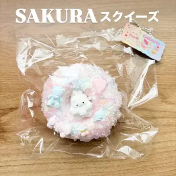 [ 익명 배송 ] 신상 SAKURA 꿈결 귀염 토끼 x 곰 데코 도넛