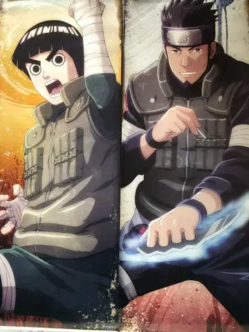 NARUTO 돌풍전 캐릭터 포스터 컬렉션 락 리 사루토비 아스마