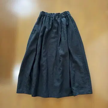 SETTO 린넨 스커트 (블랙)