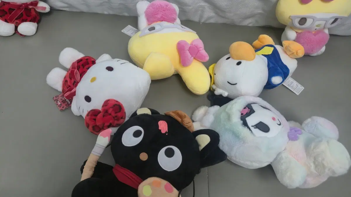 산리오 인형 키티 마이멜로디 쿠로미 초코캣 페클