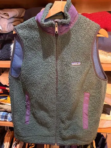 Patagonia 레트로X 베스트 헌터 그린 S 사이즈