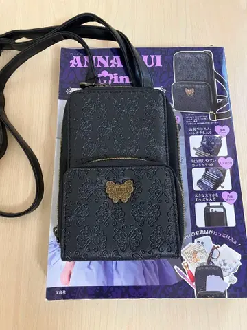 ANNA SUI mini 아코디언 주름 스마트폰 숄더백
